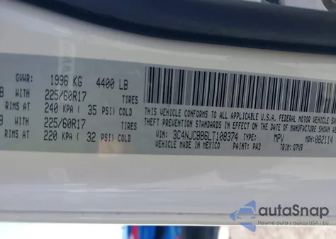 2020 Jeep Compass Latitude Fwd из США, поврежденный, VIN 3C4NJCBB6LT108374